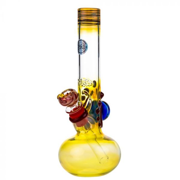 Jerome Baker Designs and GrassCity Dichro Fumed Glass Ice Bong | Black